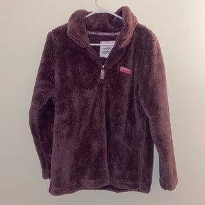 Purple teddy Quarter zip Simply southern small